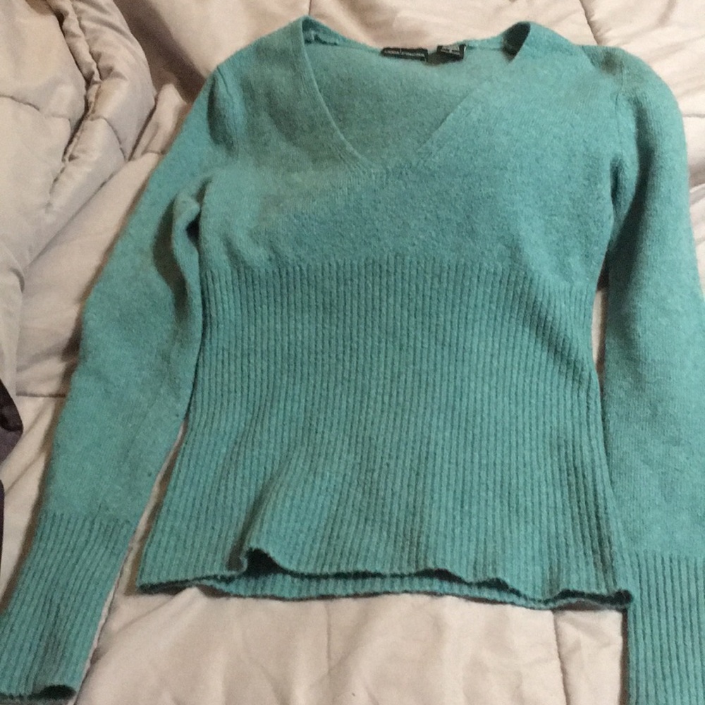 Teal sweater